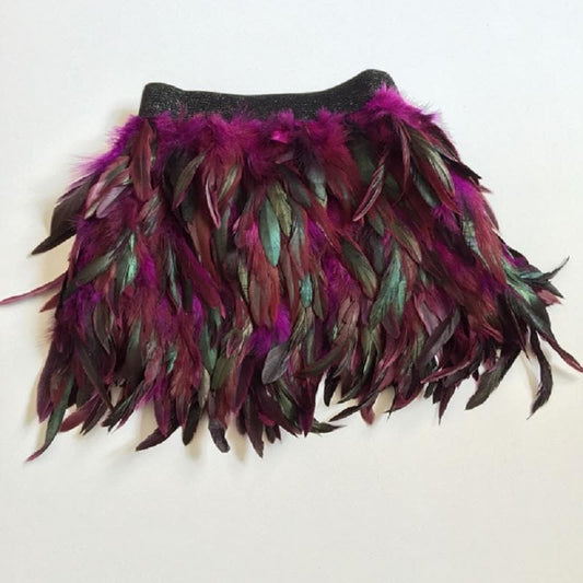 Peacock Mini Feather Skirt