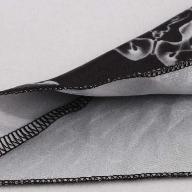 Skeleton Bone Printed Gothic Dress