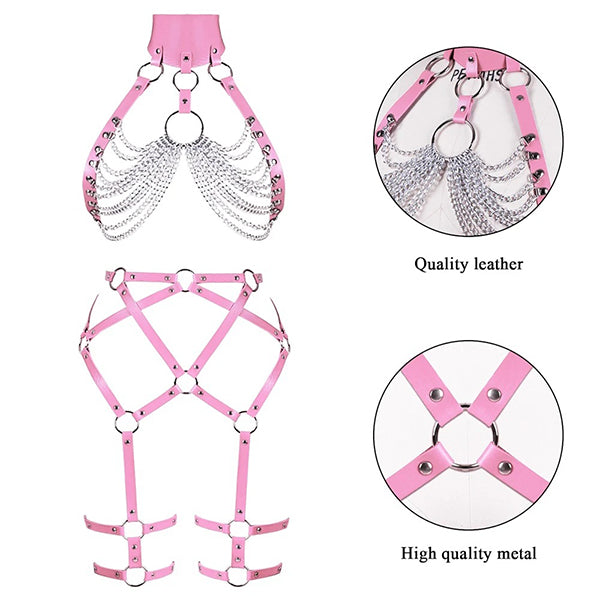 Fetish Warrior Leather Harness