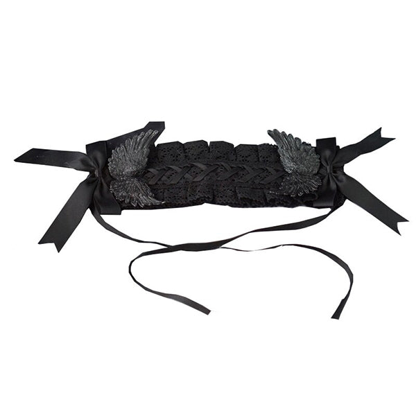 Black Wings Hair Band