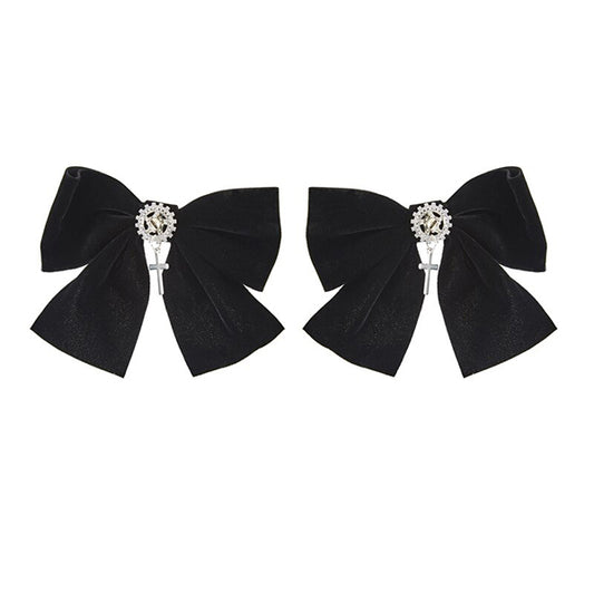 Velvet Bowknot Hair Clip