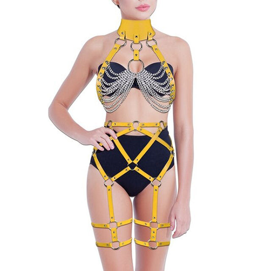Fetish Warrior Leather Harness