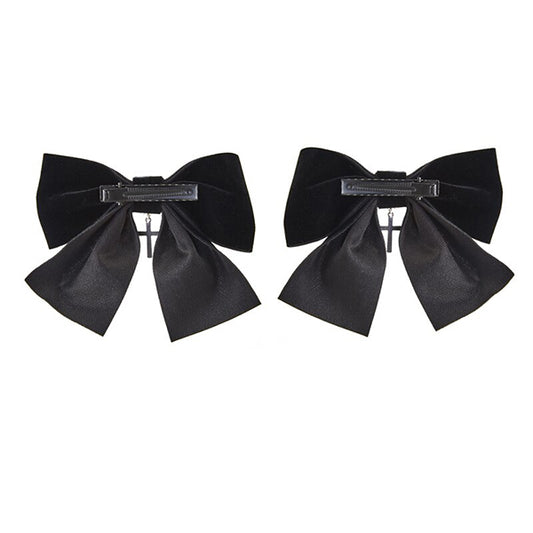 Velvet Bowknot Hair Clip