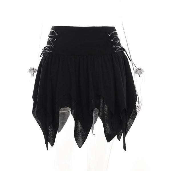 Olivia Irregular Hem Mini Skirt