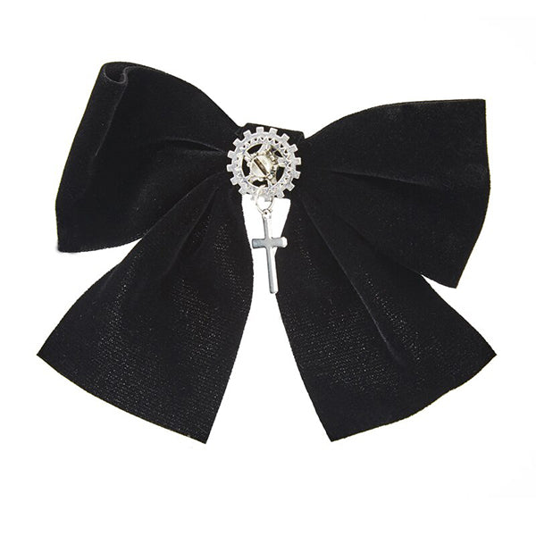 Velvet Bowknot Hair Clip