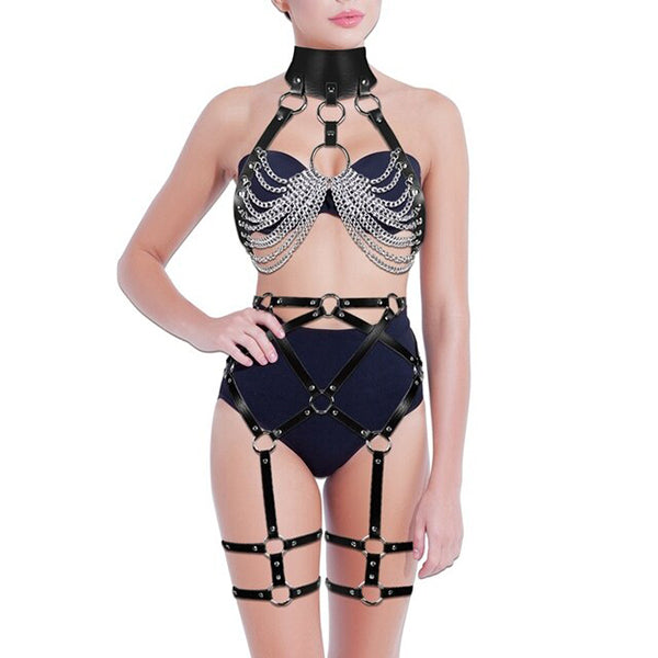Fetish Warrior Leather Harness