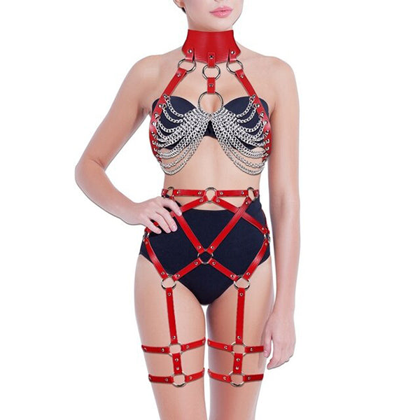 Fetish Warrior Leather Harness