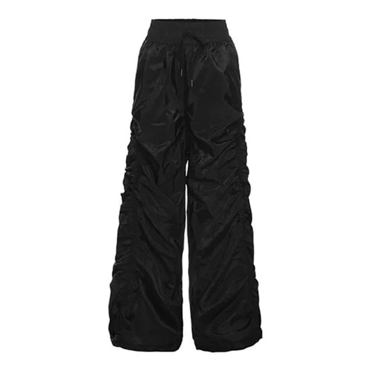 Grunge Ruched Drawstring Pants