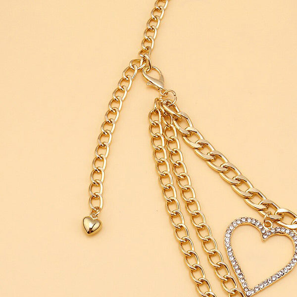 Peach Heart Waist Chain
