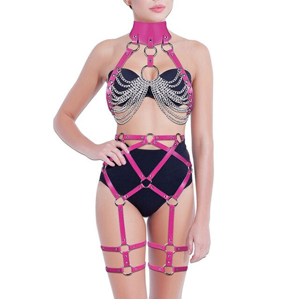 Fetish Warrior Leather Harness