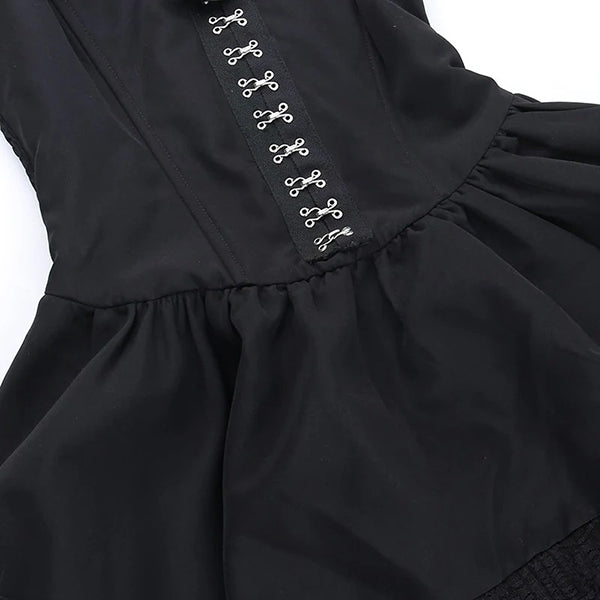 Michelle Corset Lace Trim Dress