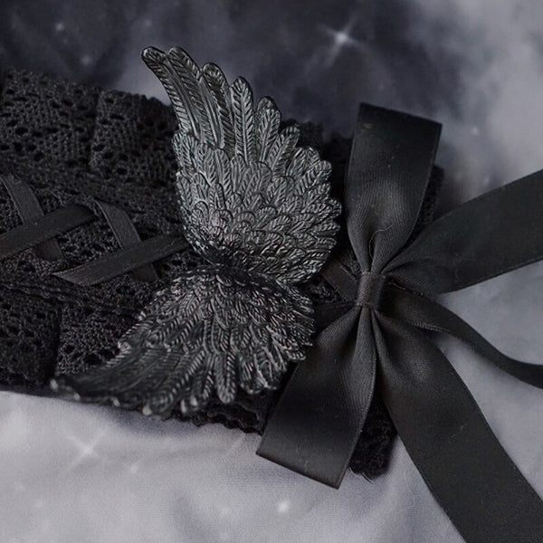 Black Wings Hair Band