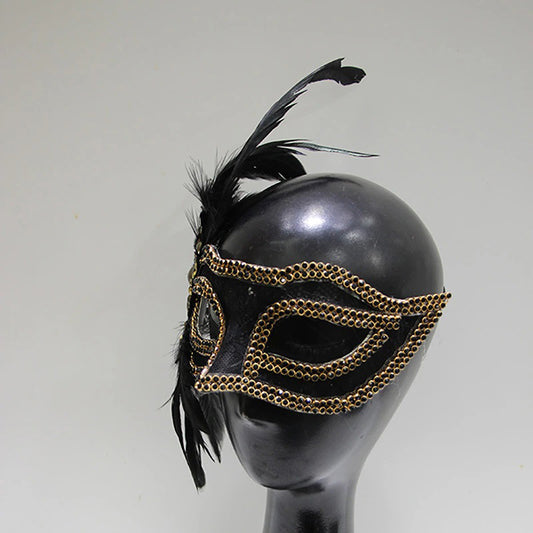 Gothic Feather Mask