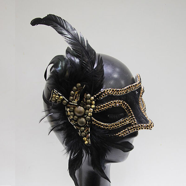 Gothic Feather Mask