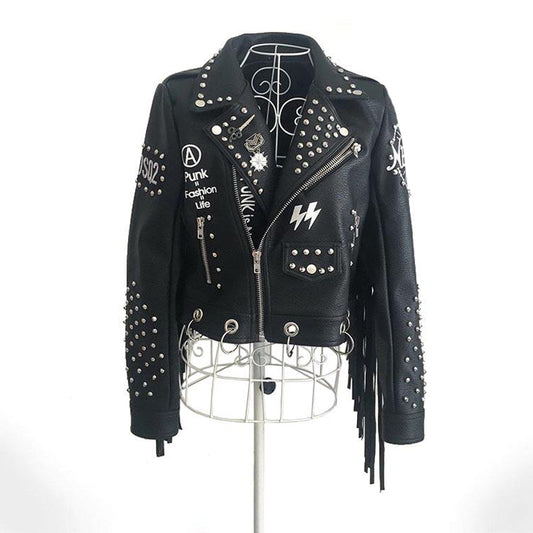Fancy Punk Leather Jacket