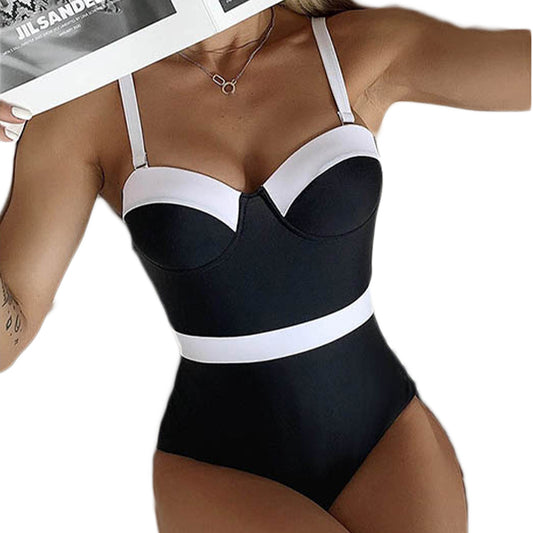 Becka Color Block Swimsuit