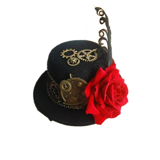 Steampunk Beauty Fascinator Hair Clip
