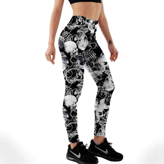Skull Gang Printed Leggings