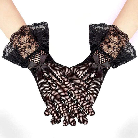 Mesh Gothic Sweet Gloves