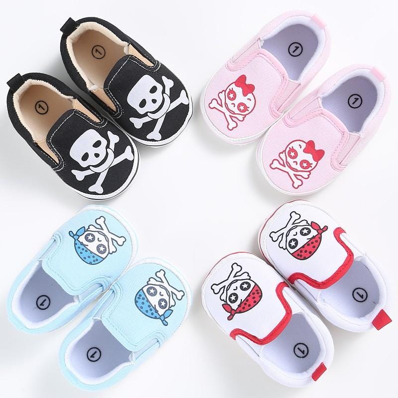 Pirate's Skull Baby Shoes