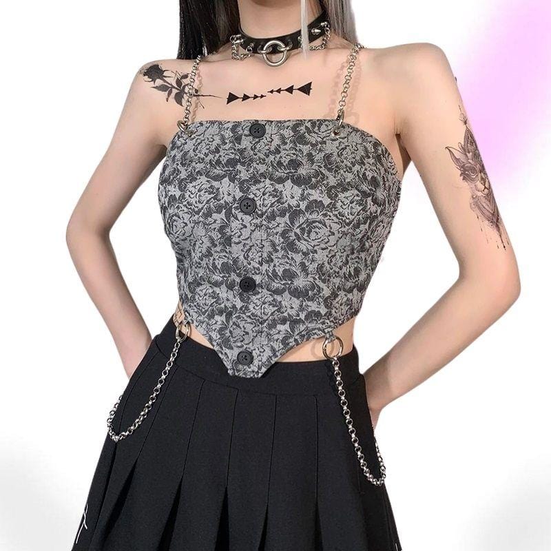 Chain of Sins Sexy Corset Top