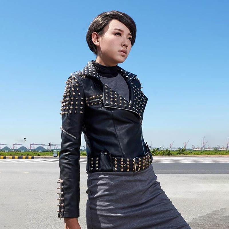 Faux Leather Ghost Rider Jacket