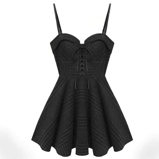 Untamed Goth Mini Dress