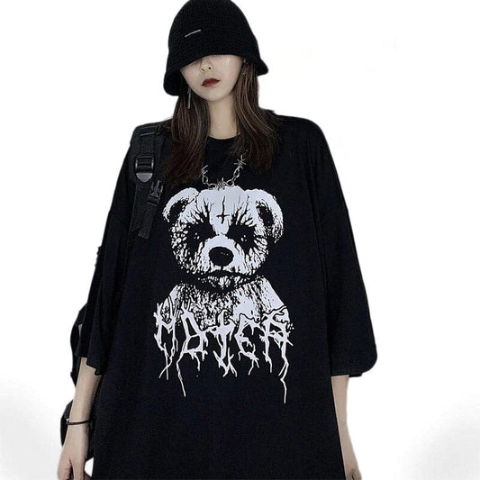 Creep Dark Grunge Loose Shirt