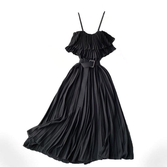 Incarnate Pleated Midi Dress