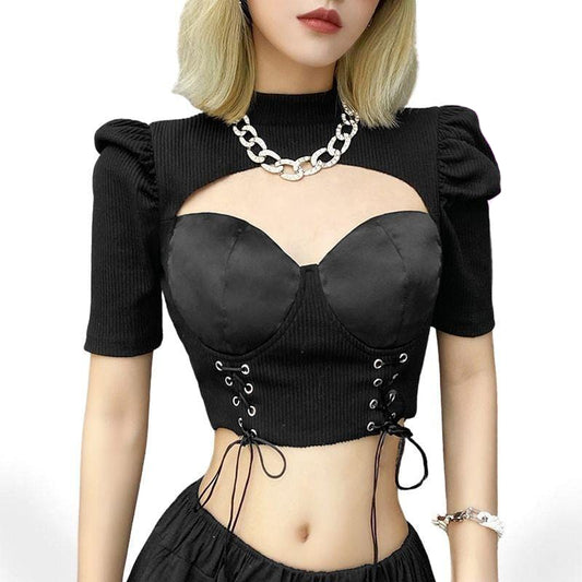 Night Caller Sexy Crop Top
