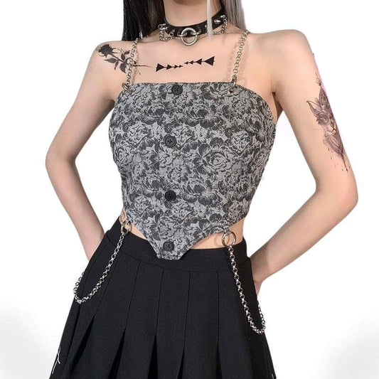 Chain of Sins Sexy Corset Top