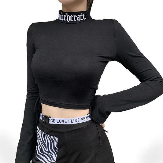 Lolita Vintage Crop Top Shirt