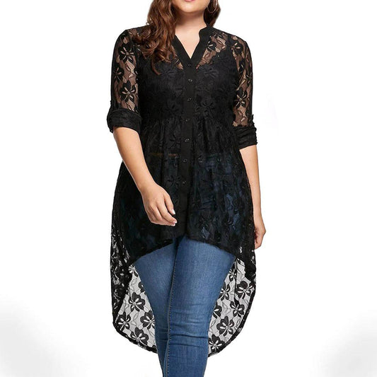 Gothic Black Valentine Blouse