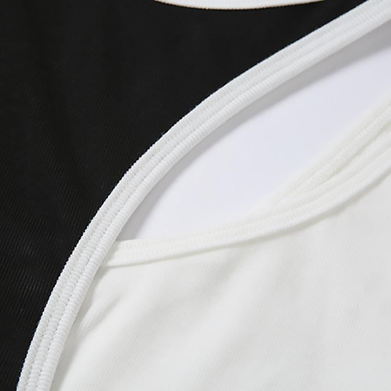 Holstein Patch Gothic Crop Top