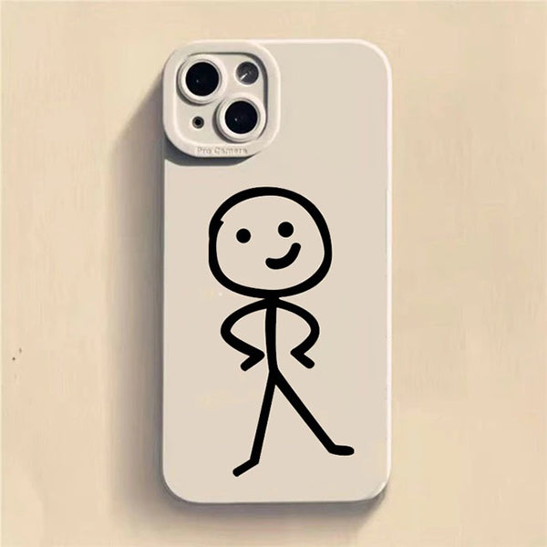 Comic Stickman Phone Case