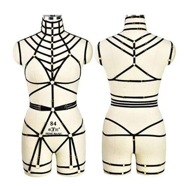 Goth Rave Body Harness Selection