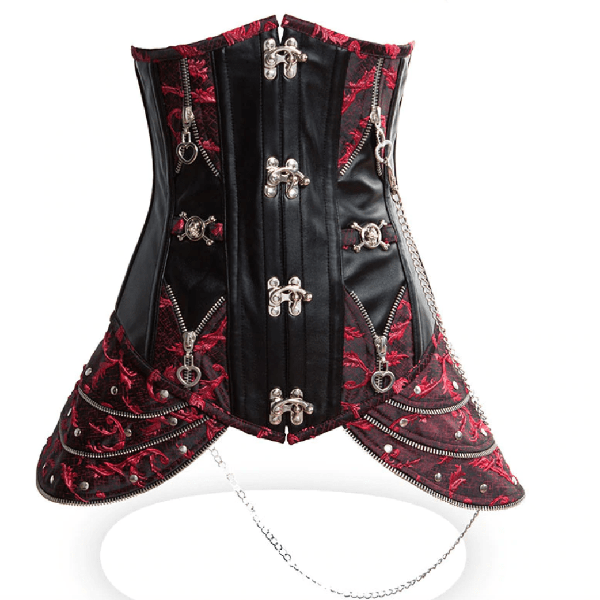 Hellebore Gothic Underbust Corset Steel Bone