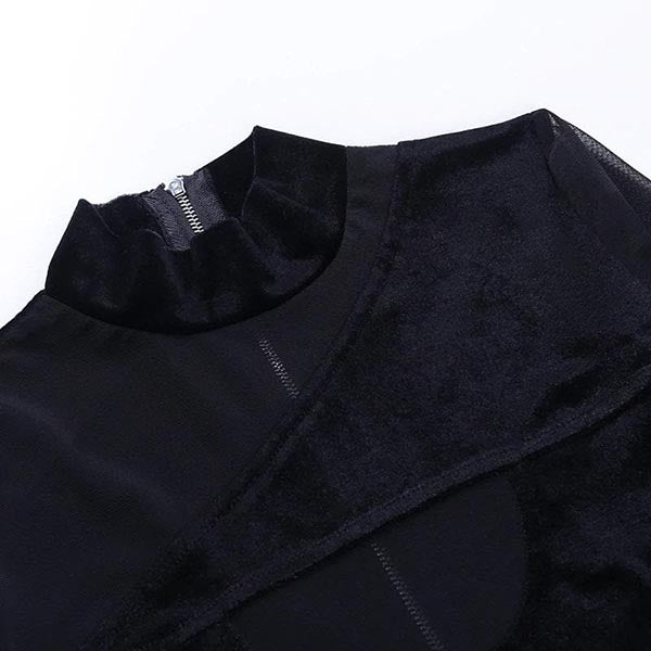 Mesh Gothic Punk Top