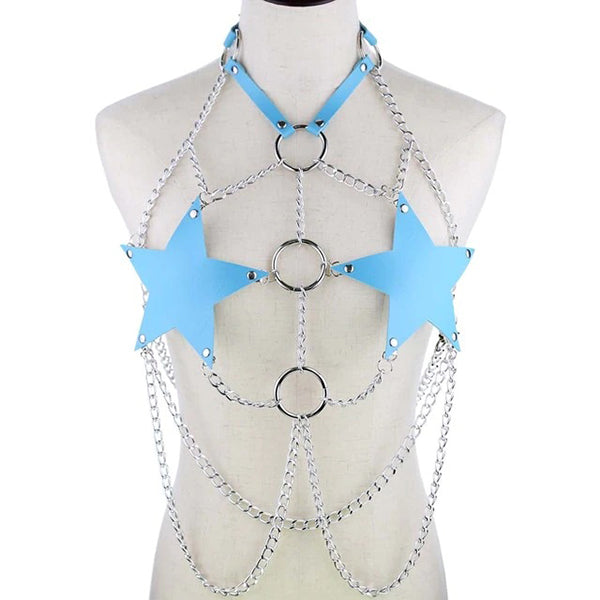 Chained Star Body Harness