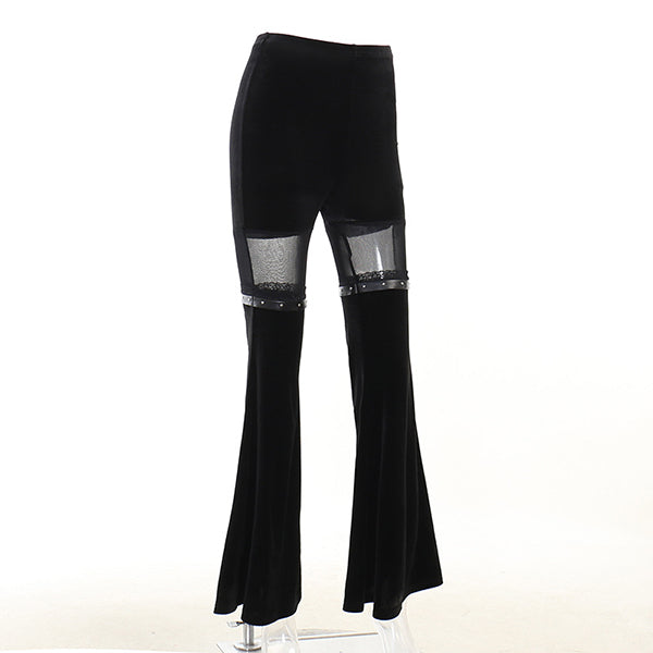 Dark Vixen Velvet Flare Pants