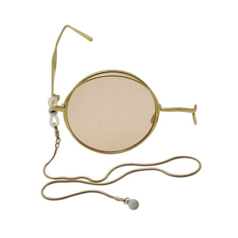 Half Eye Round Glasses