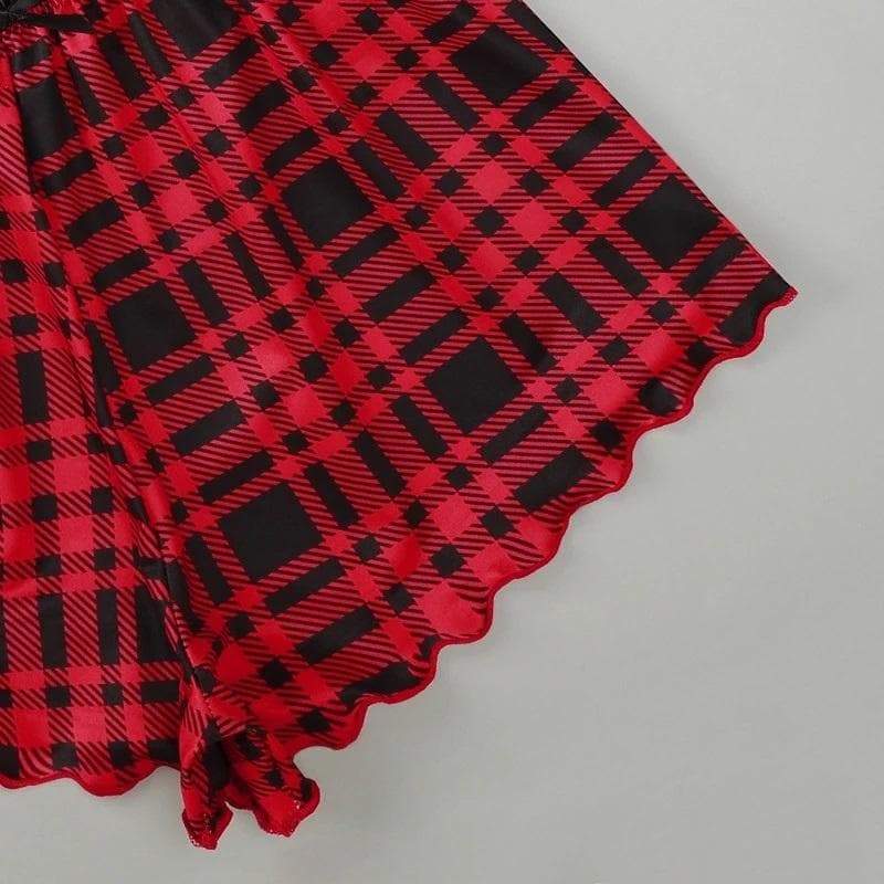 Honey Plaid Gothic Loungewear