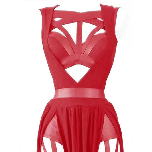 Summer Bandage Maxi Dress Set