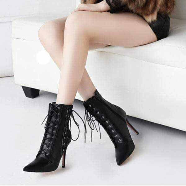 Bewitching Lace-Up Boots