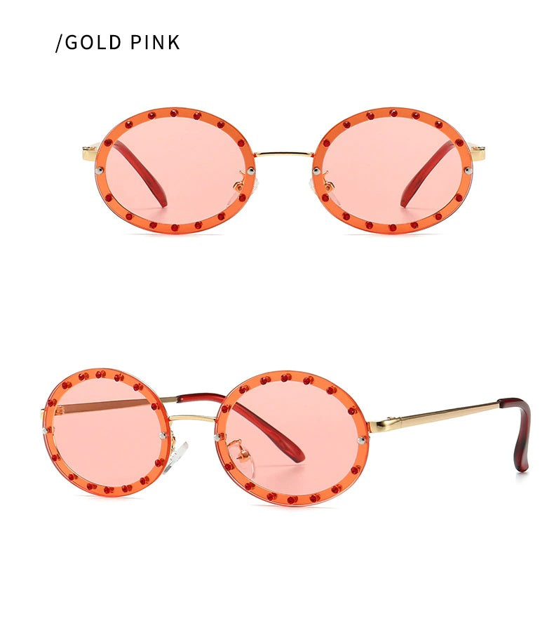 Valentina Studded Vintage Sunglasses