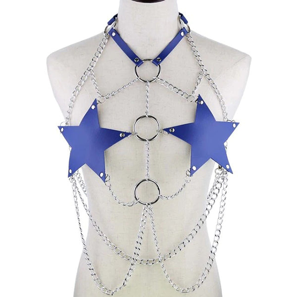 Chained Star Body Harness