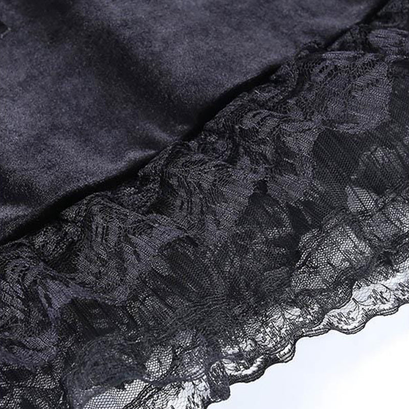 Lost Widow Lace Velvet Dress
