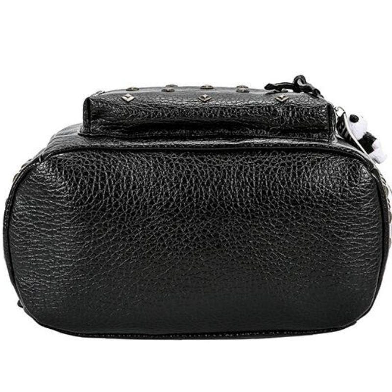 Rivets Overload Leather Backpack
