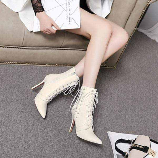 Bewitching Lace-Up Boots