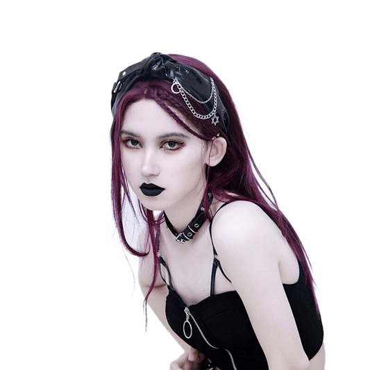 Judy Leather Bowknot Headband